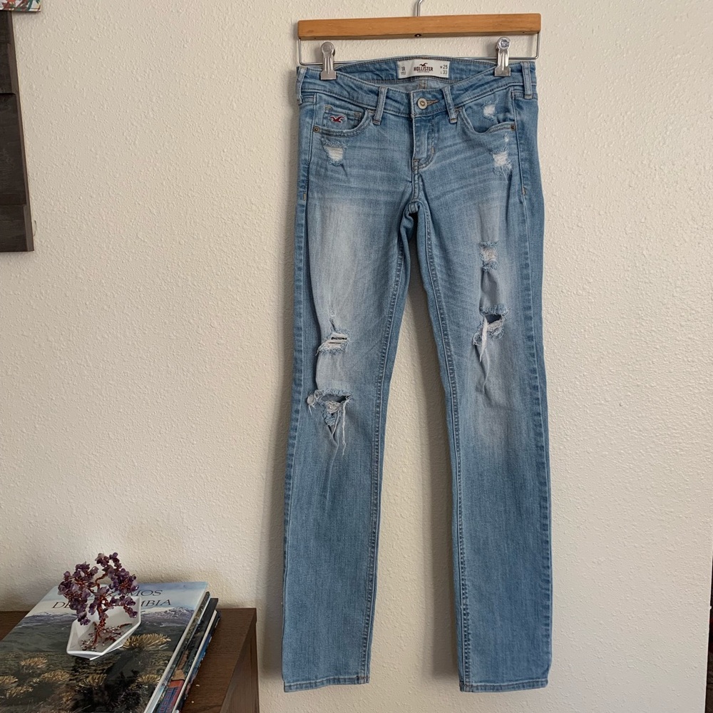 Hollister Distressed Skinny Jeans
